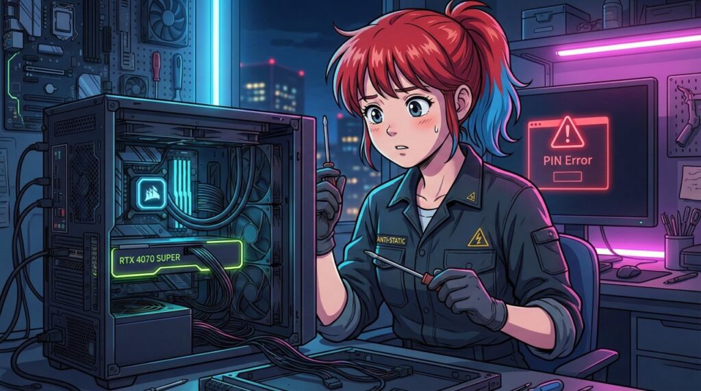 GPU・電源交換でWindows 11のPINが壊れた！解決策と原因の実録